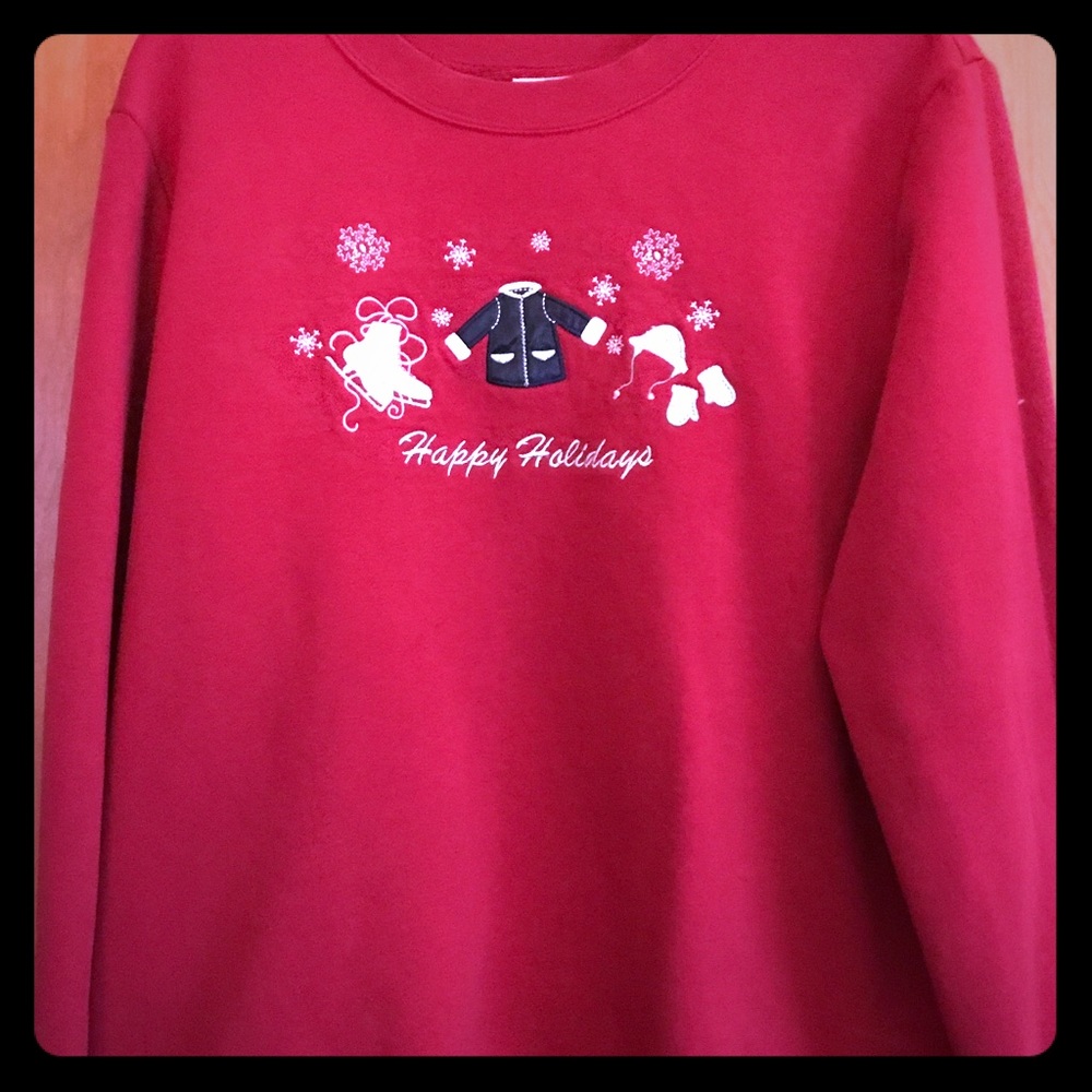 ❤️💚❄️🎄Women’s Holiday Sweatshirt 🎄❄️❤️💚