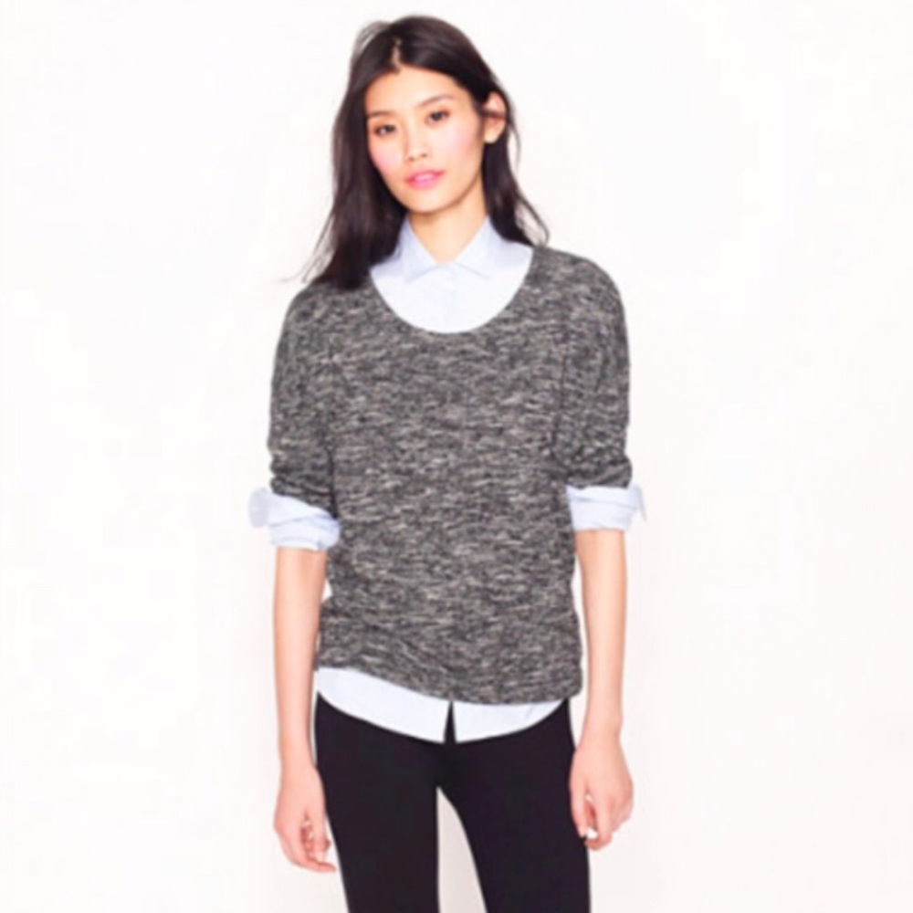 🌺 Like NEW J. Crew Jaspe Scoopneck Sweater.