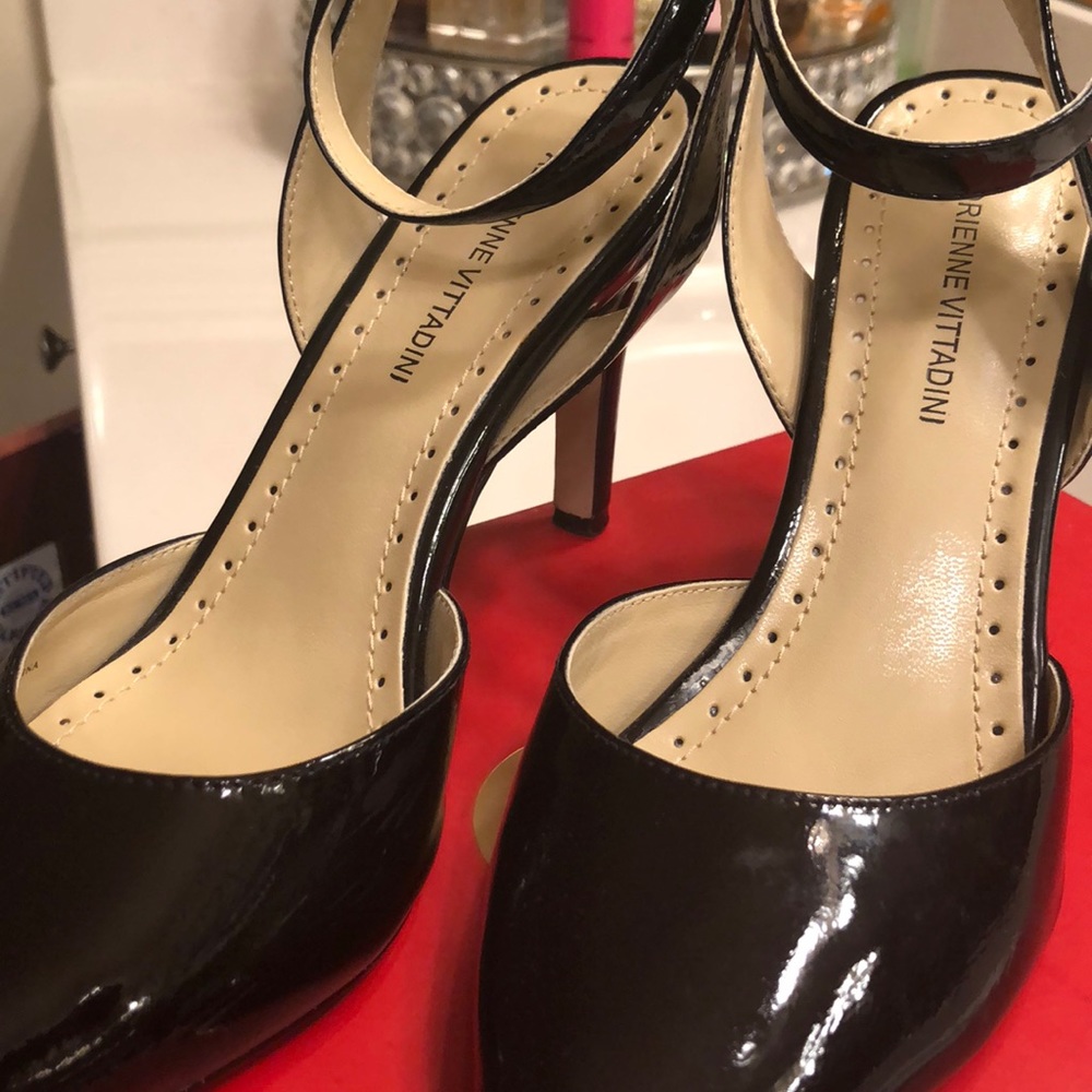 Black sling back Heels