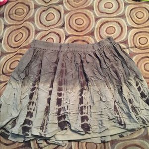 AE Tie Dye Ombre Mini Skirt in Medium sz