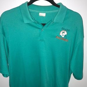 VTG Miami Dolphins Polo Size XL GUC