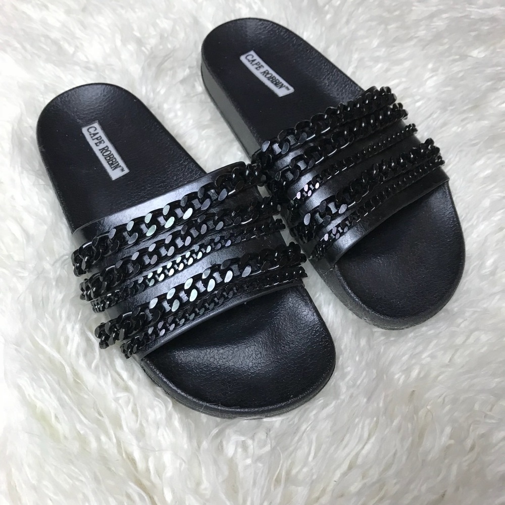 Chain Sandal Slides