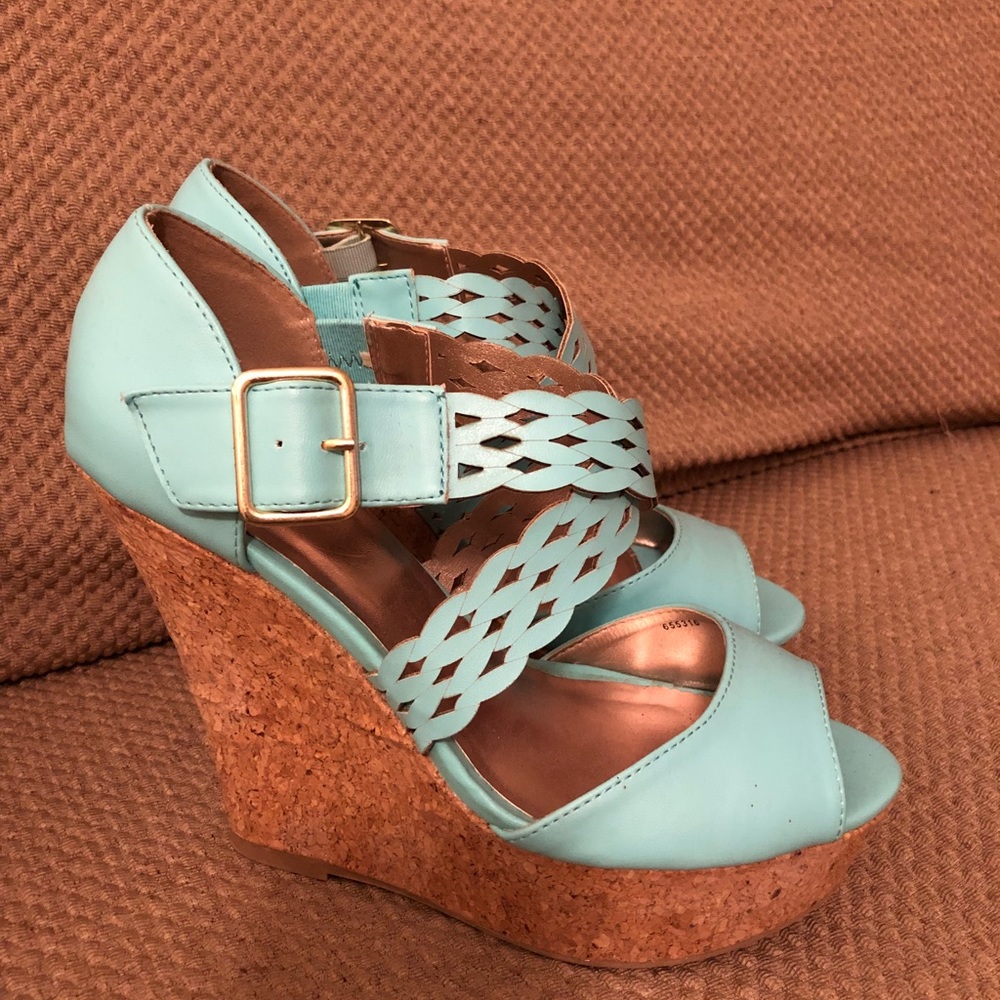 Teal Wedges
