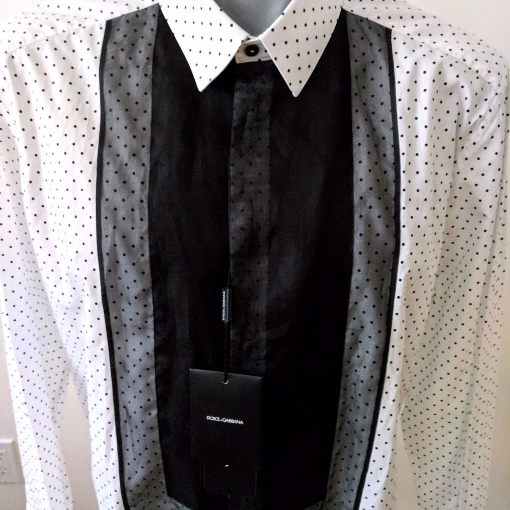 Dolce & Gabbana Shirt Runway Tuxedo  F18