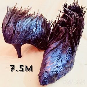 Feathered Donald J Pliner booties
