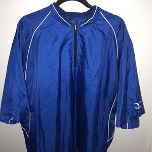 Mizuno Baseball Warmup Jersey XXL Royal Blue EUC