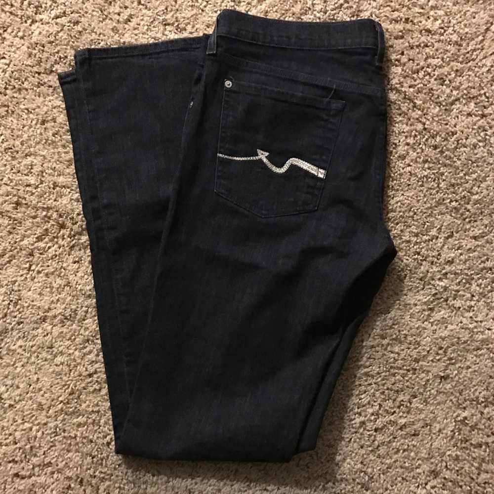 7 FOR ALL MANKIND WOMENS JEANS 32 x 35