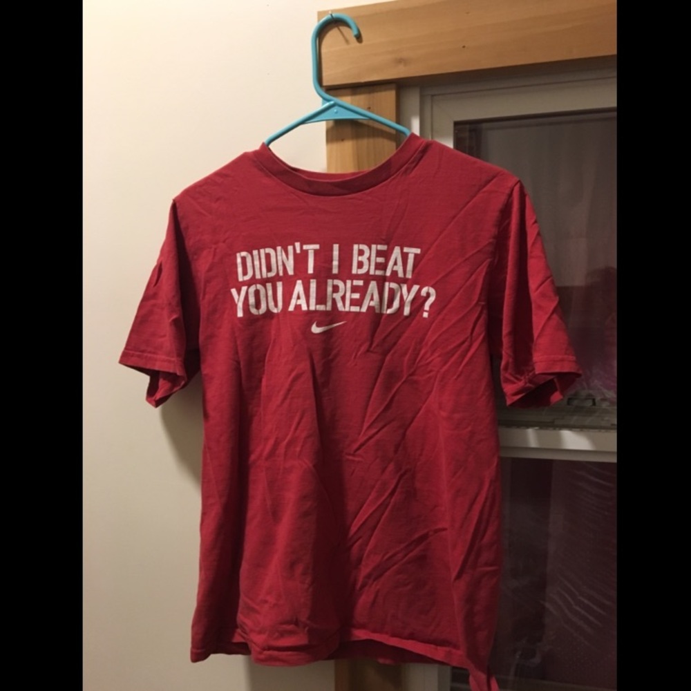 Nike red shirt