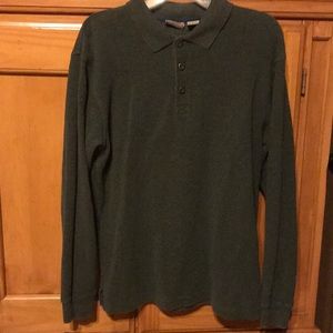 Men’s L.L. Bean long sleeve 1/2 button up knit