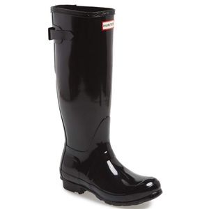 Hunter Original back adjust gloss tall rain boot