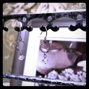 Retired Silpada Sterling Silver Orbiting Moon Earr