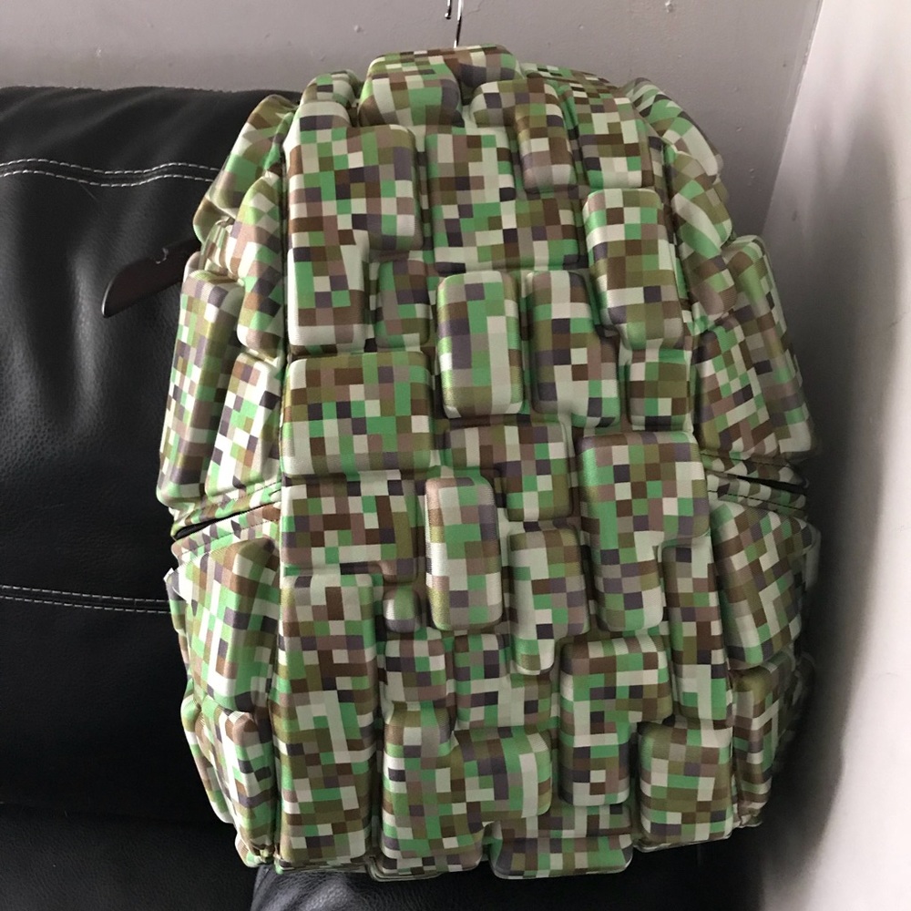 *sold* Minecraft pattern back pack