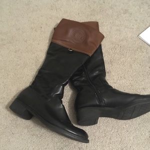 Etienne Aigner Black & Camel Chastity Boot