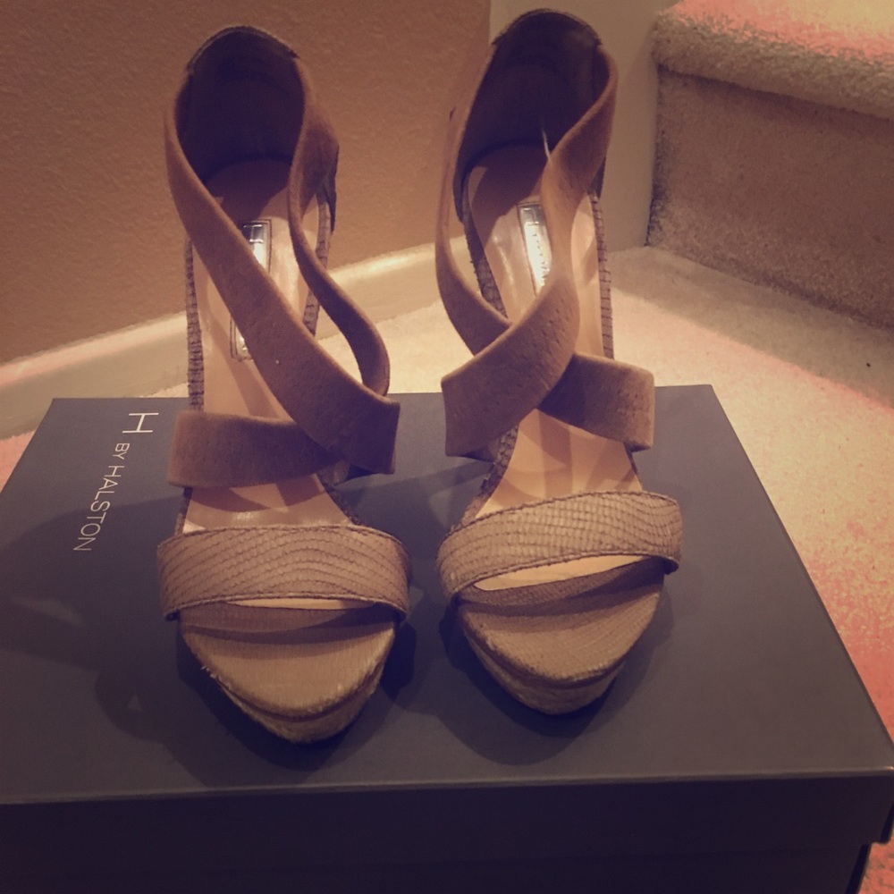 H by Halston heels