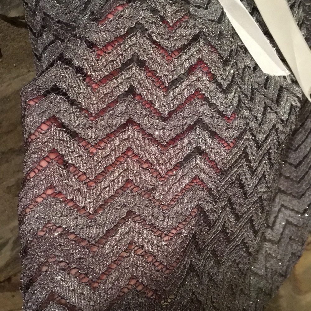 Windsor Sparkly Grey Ombré Formal Dress (3/4) - Picture 3 of 4