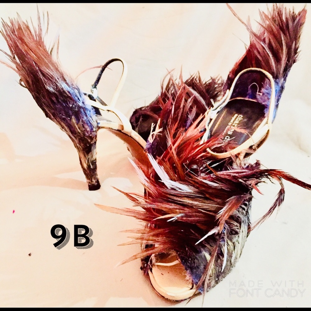 Feathered Charles David pumps