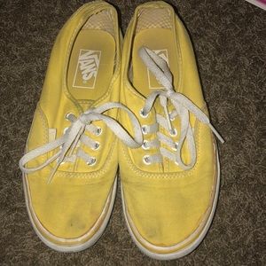 Yellow vans size 6 men’s or women’s 7.5