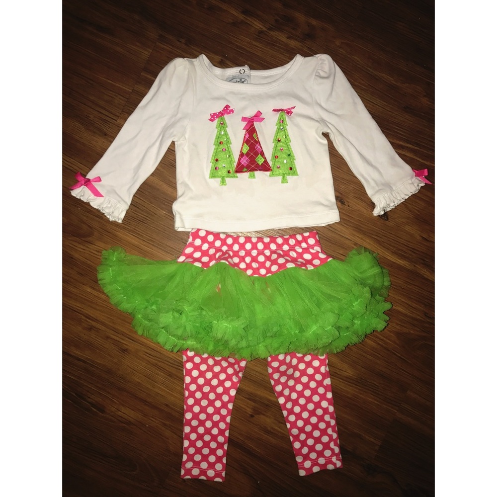 Christmas Tree Mud Pie Outfit 🎄