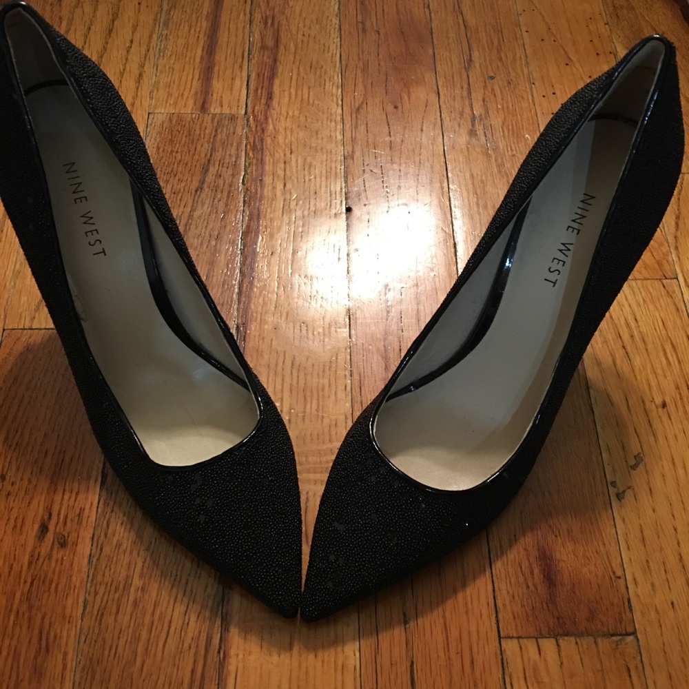 Brand New Sexy - Nine West Caviar Black Heels