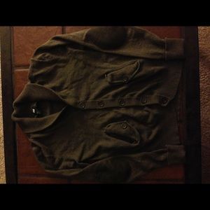 Olive Green Cardigan