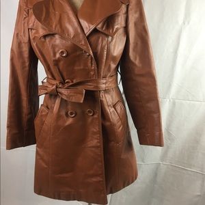 Vintage Mod Leather Coat