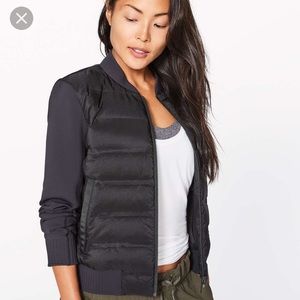 lululemon Down and Around reversible Bomber Black