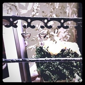 Retired Silpada Sterling Silver Pearl Earrings