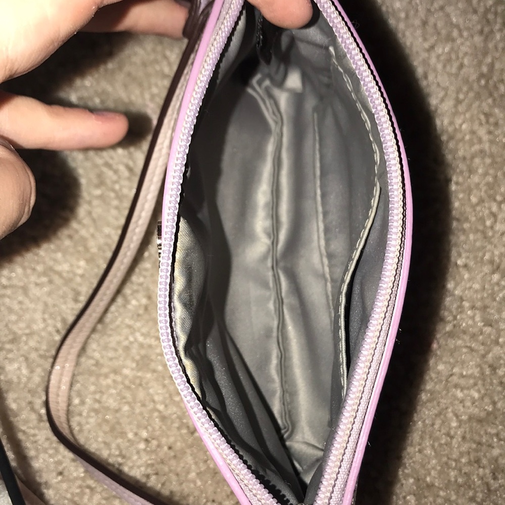 Purple Leather Coach Wristlet - Picture 4 of 4