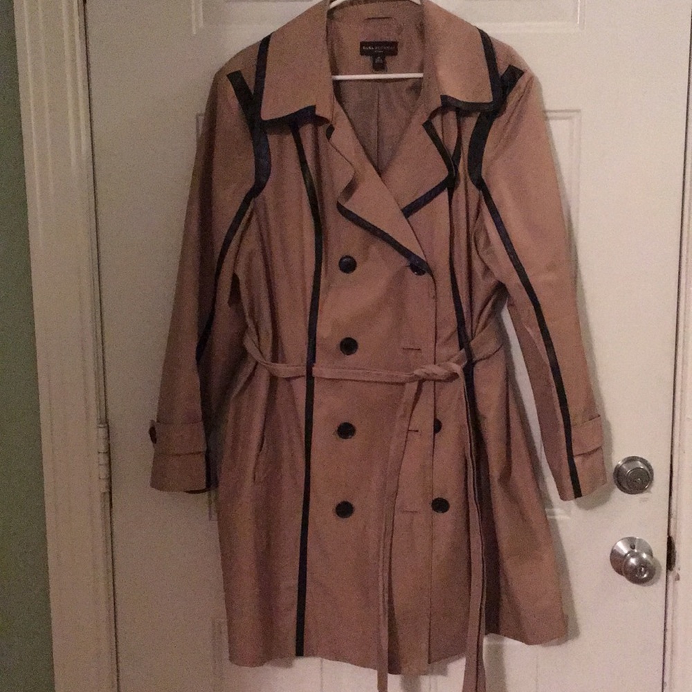Plus size Belted trench coat