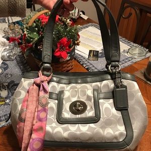 Coach canvas purse
