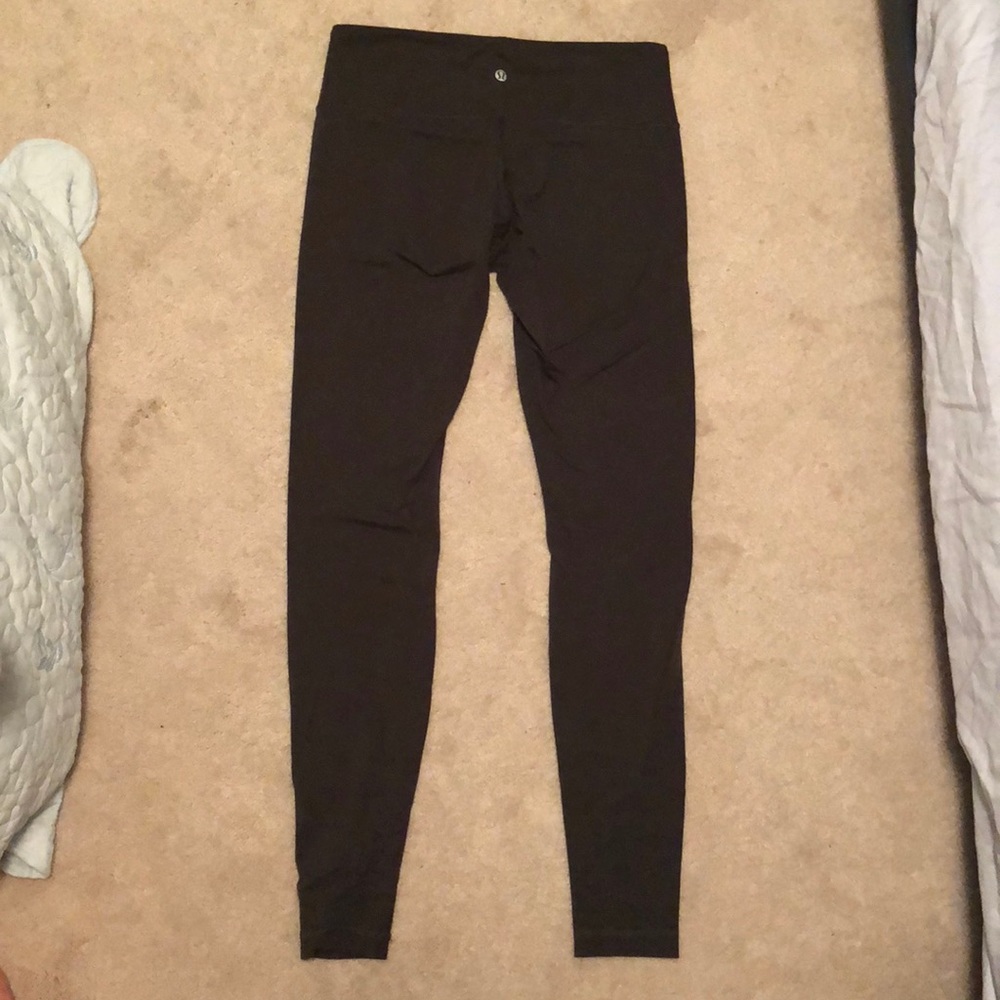 Lululemon dark gray yoga leggings