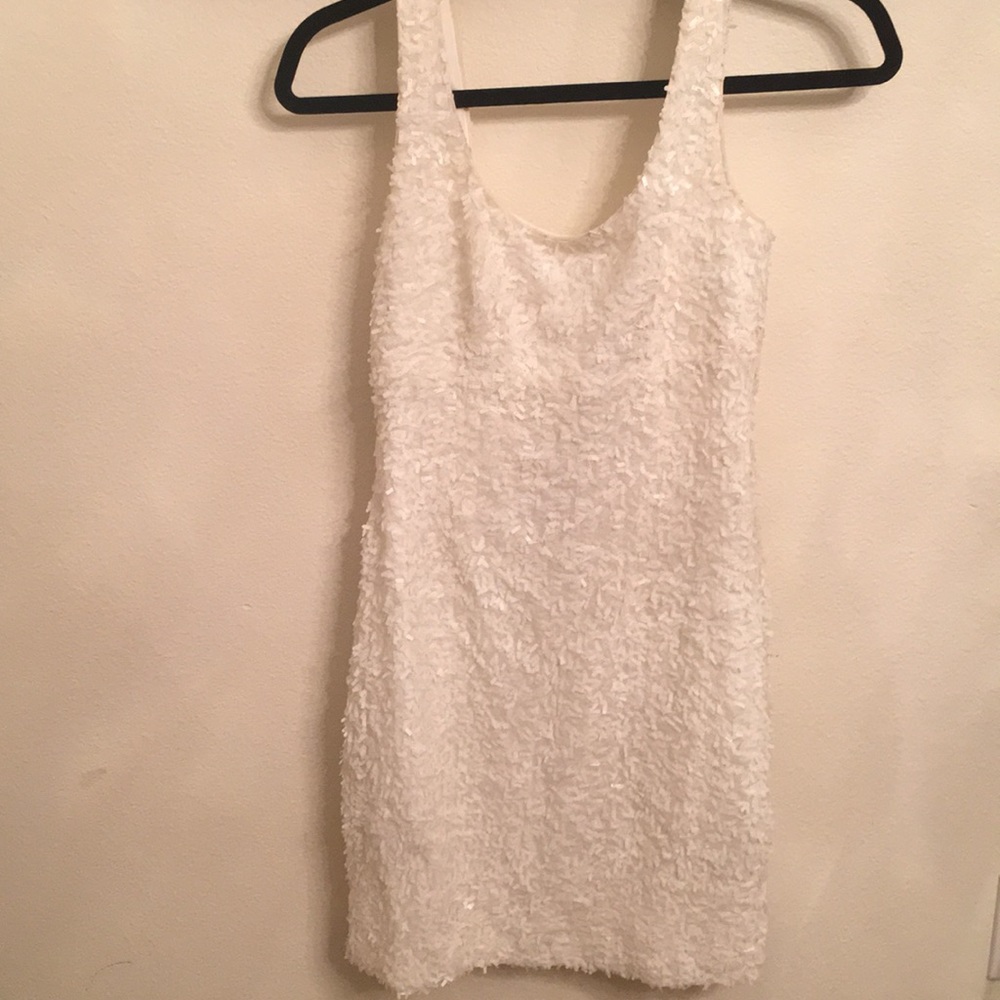 White dress.