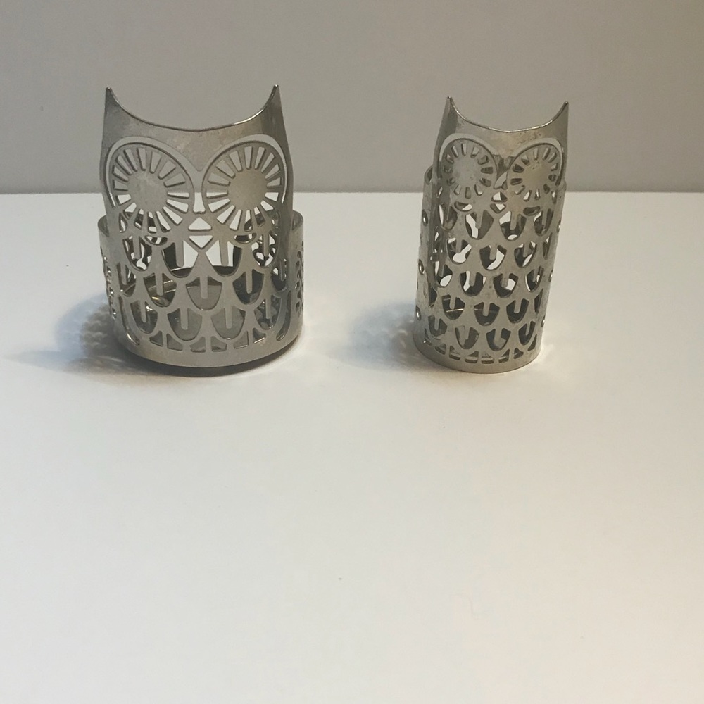 BBW Owl Candle & Room Spray Holders