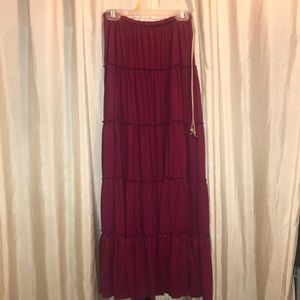 Forever 21 maroon skirt