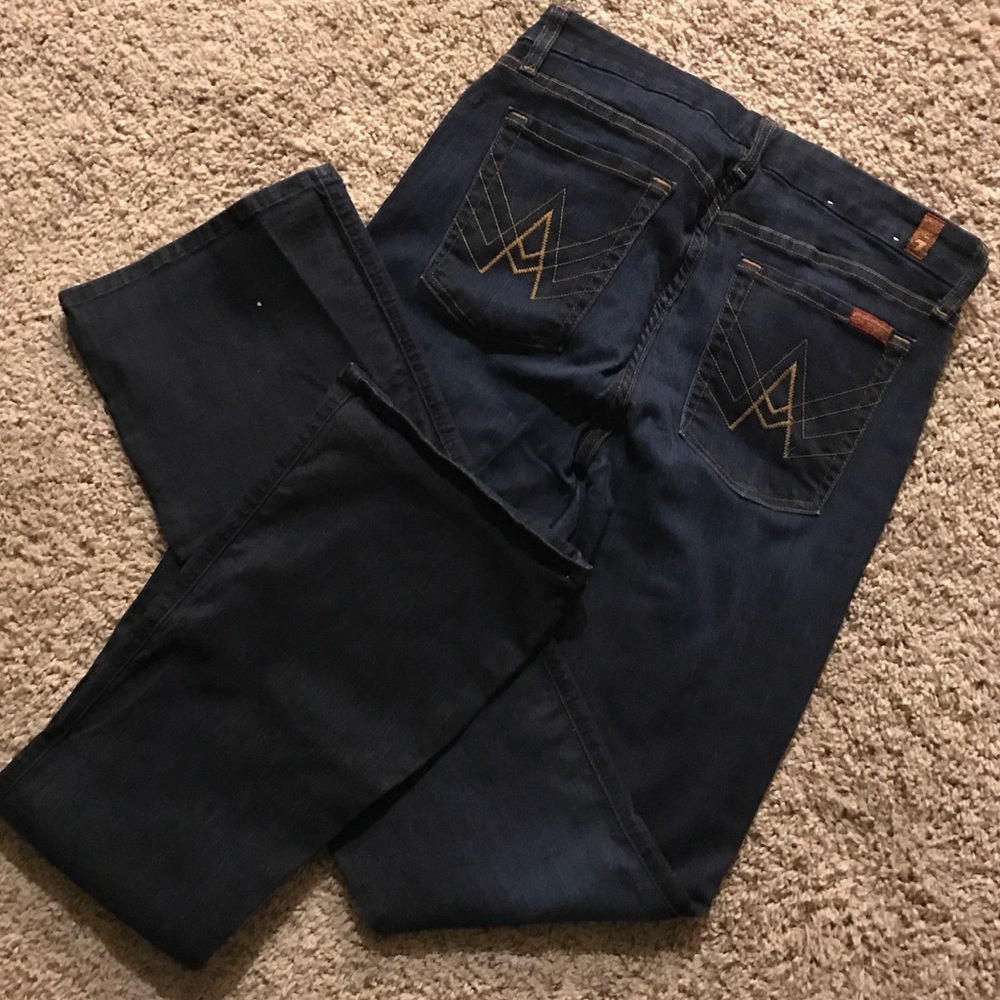 7 FOR ALL MANKIND - WOMENS 31 x 35 LIKE NEW