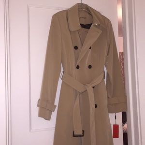 Calvin Klein- Long, Tie Waist, Overcoat