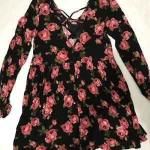 FOREVER 21 women's  floral print dress SIZE Medium