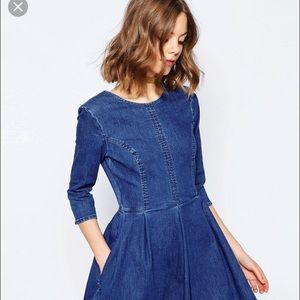 ASOS Denim skater Dress