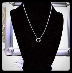 Silpada Sterling Silver Orbiting Moon Necklace