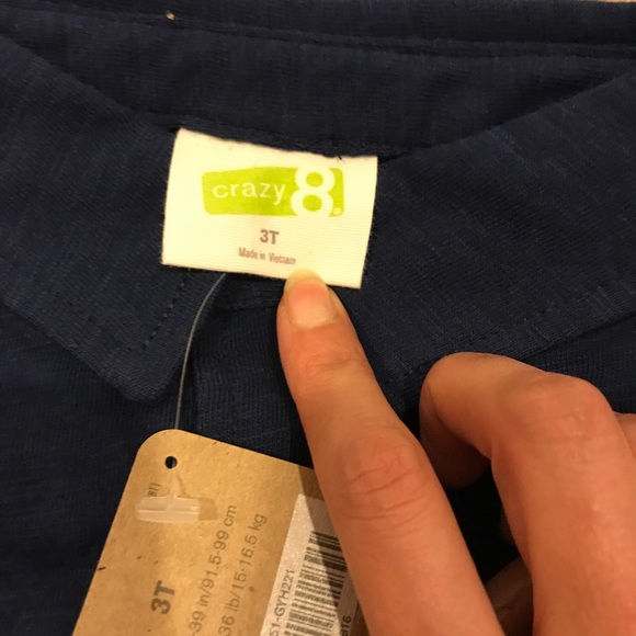 2 dress shirt  from crazy 8 - 3T - Picture 3 of 3