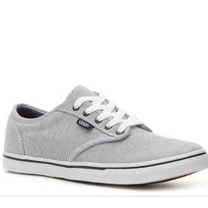 Low top Vans! Like new only worn once!!