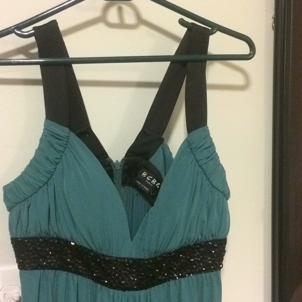 Green and Black BCBG Dress Size 10
