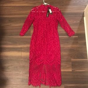 Yuck Kim Red holiday dress