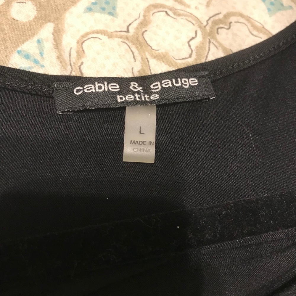 Cable and Gauge petite tank - Picture 2 of 2