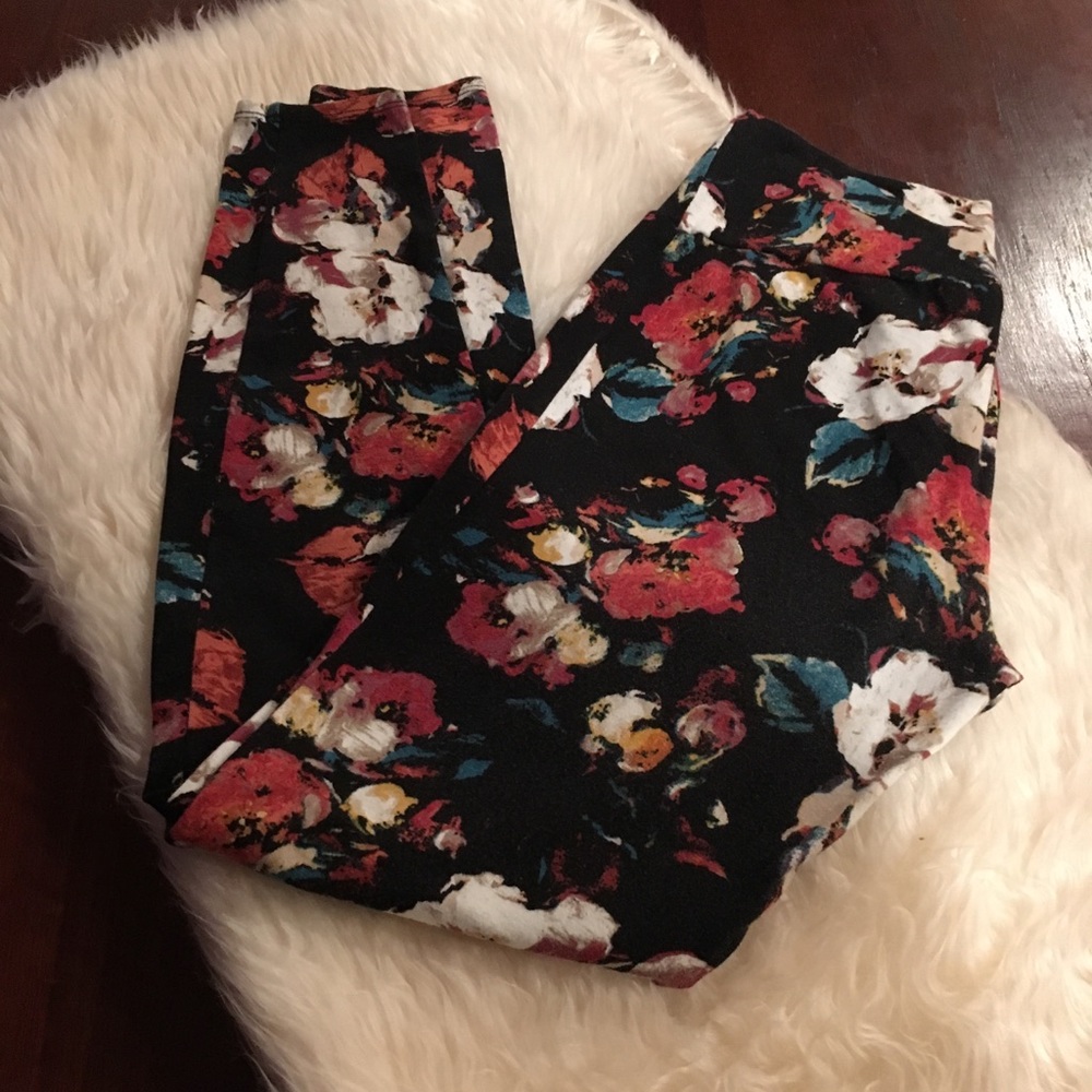 Floral Print Leggings