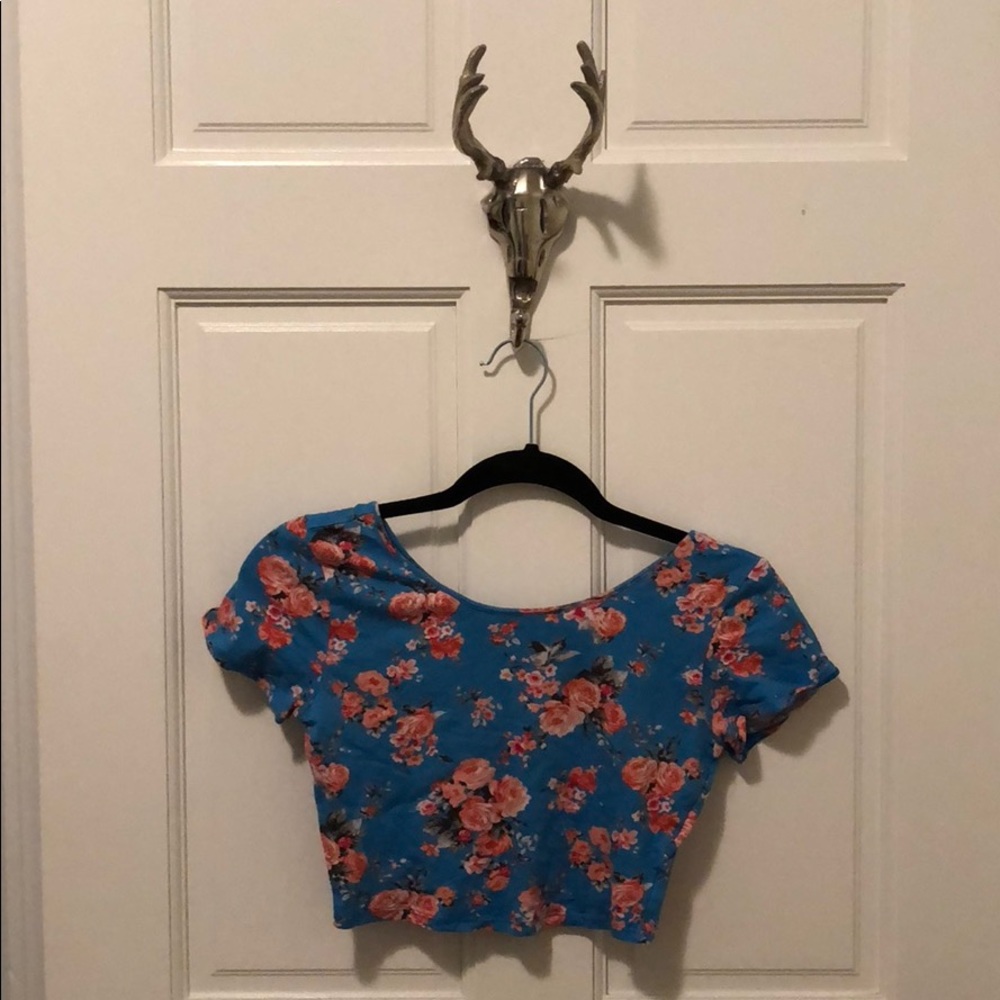 Floral crop top