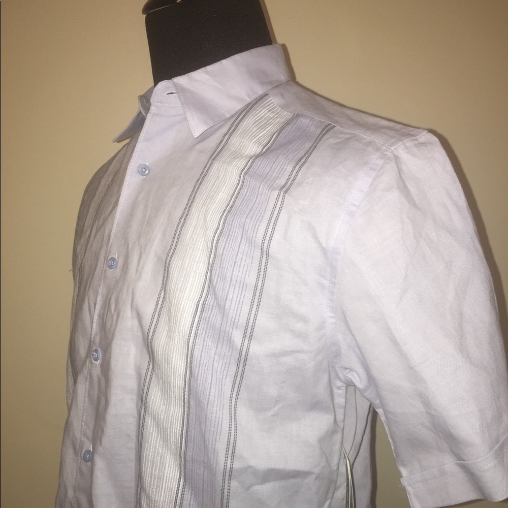 Cubavera Men's Short Sleeve Shirt Size Medium