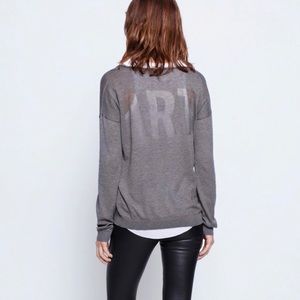 Zadig & Voltaire Henley ART Sweater (S-M)