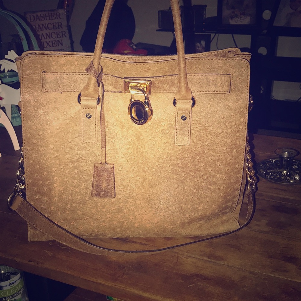 Leather Michael Kors bag