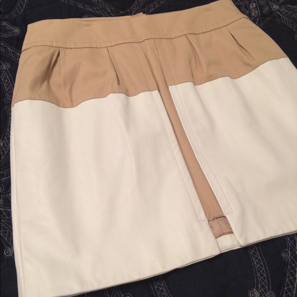 Leifsdottir color block mini skirt